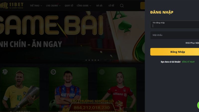 đăng nhập 11bet